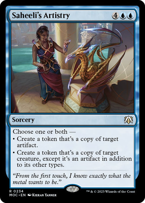 Saheeli's Artistry [MOC - 234]