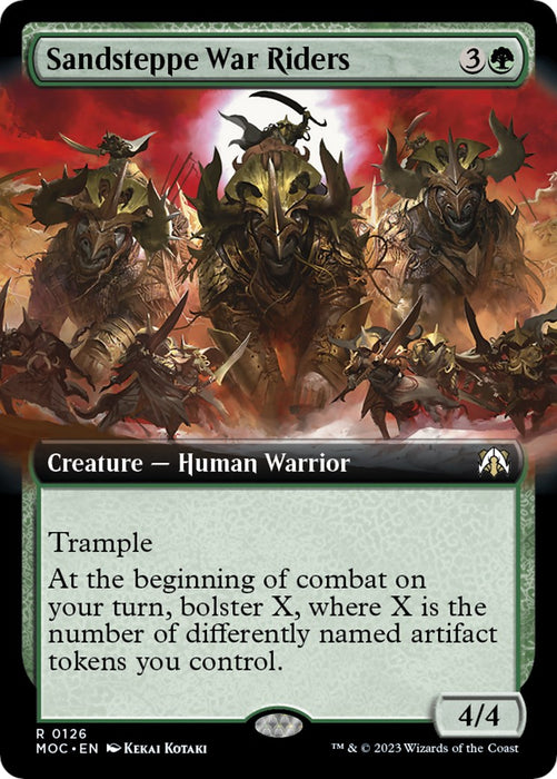 Sandsteppe War Riders (Extended Art) [MOC - 126]