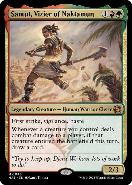 Samut, Vizier of Naktamun [MAT - 45]