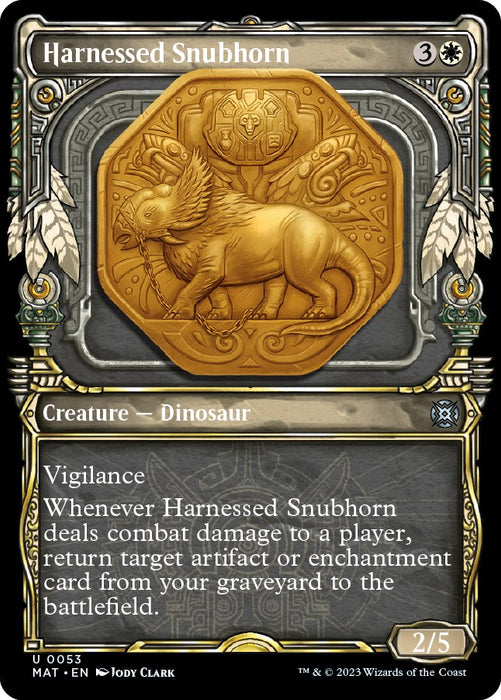 Harnessed Snubhorn (Showcase) [MAT - 53]