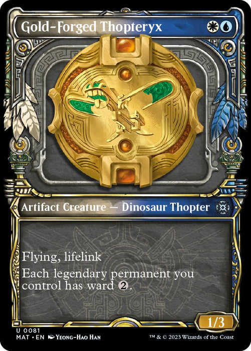 Gold-Forged Thopteryx (Showcase) [MAT - 81]