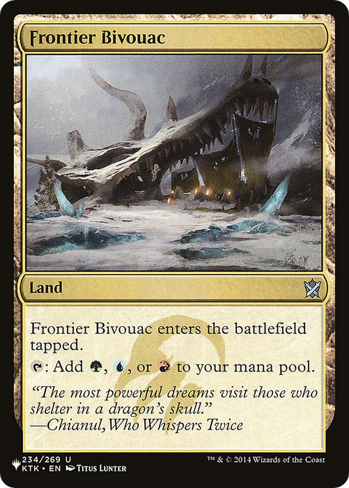 Frontier Bivouac (KTK)