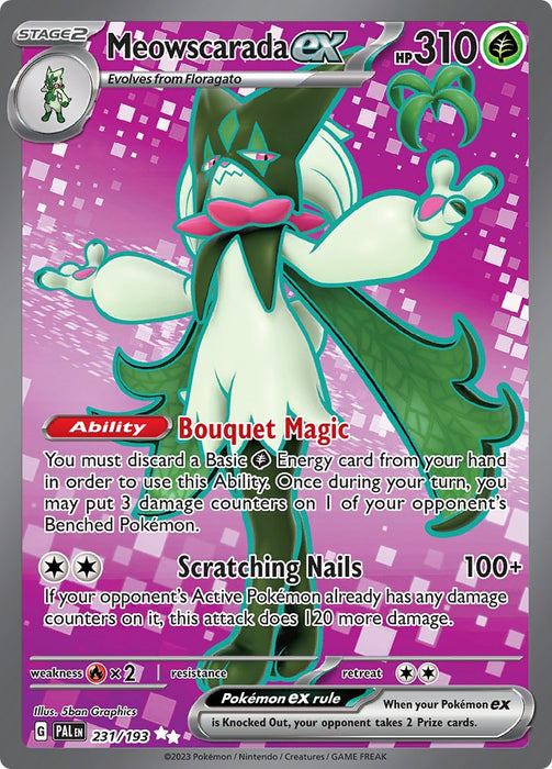 Meowscarada ex - 231/193 [PAL - 231/193]