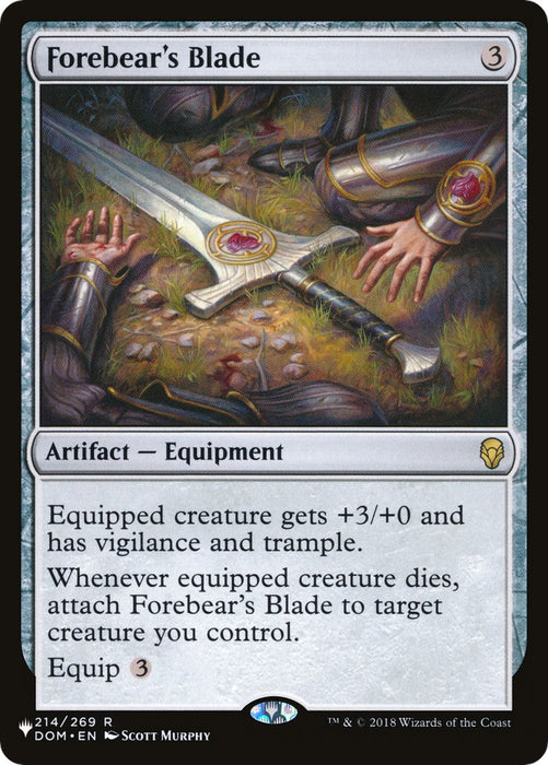 Forebear's Blade [LIST - 214/269]