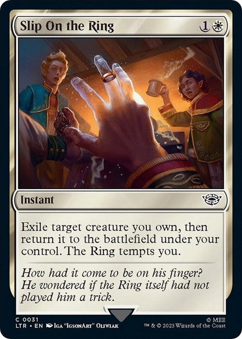 Slip on the Ring [LTR - 31]