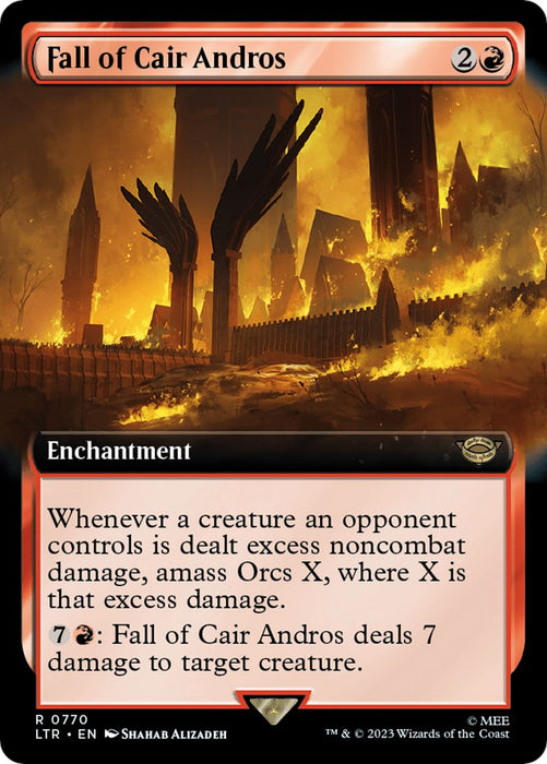 Fall of Cair Andros (Extended Art) (Surge Foil) [LTR - 770]