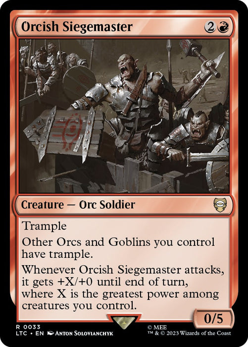 Orcish Siegemaster [LTC - 33]