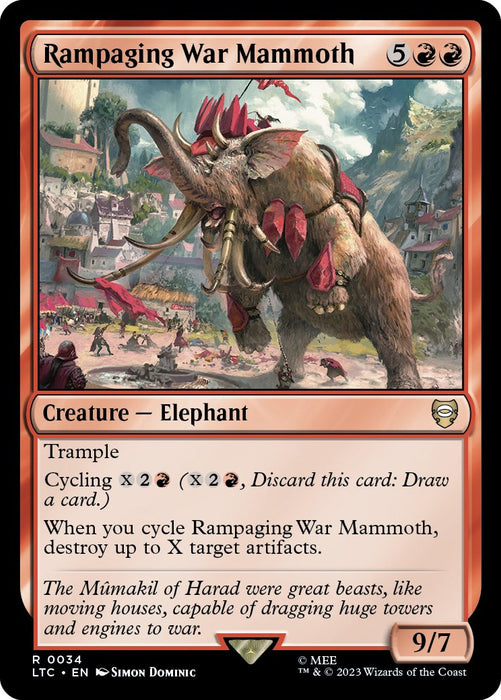 Rampaging War Mammoth [LTC - 34]