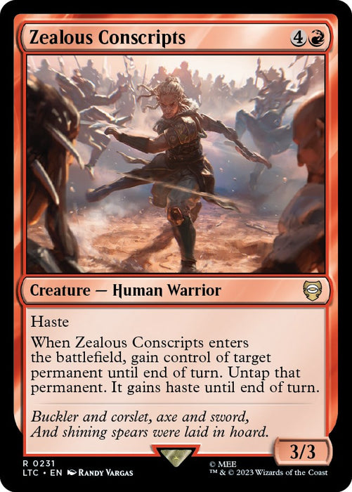 Zealous Conscripts [LTC - 231]
