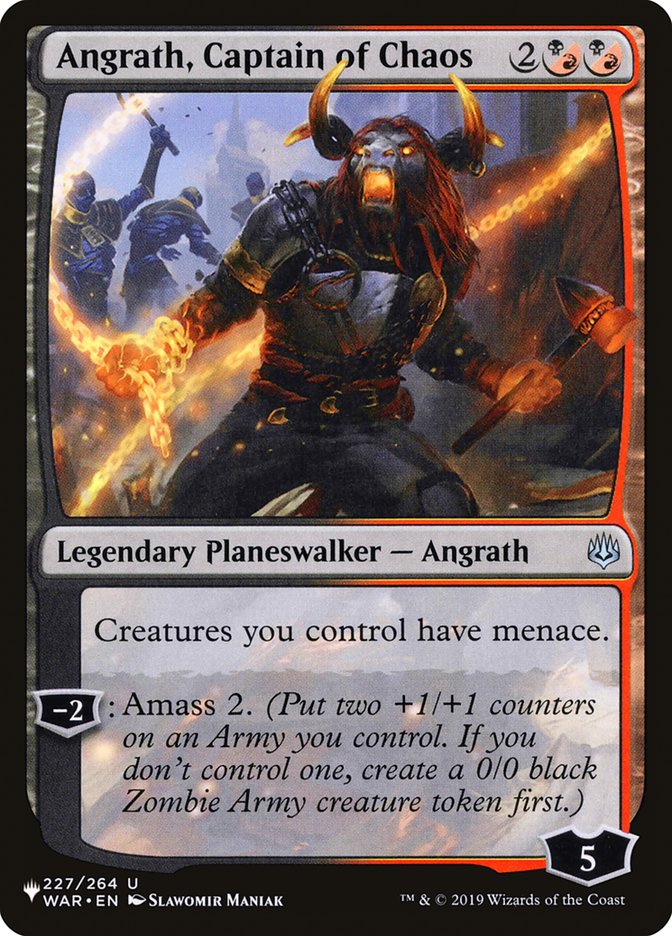 Angrath, Captain of Chaos [The List] | Yard's Games Ltd