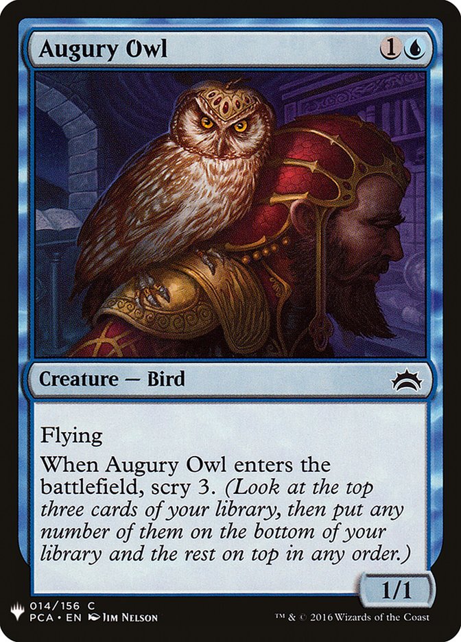 Augury Owl [Mystery Booster] | Yard's Games Ltd