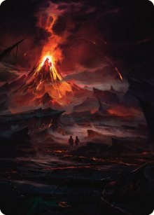 Valley of Gorgoroth Art Card [ASLTR - 80]