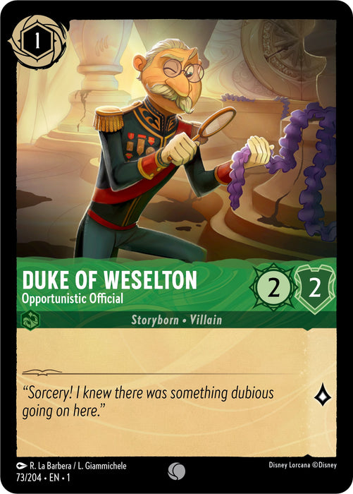 Duke of Weselton - Opportunistic Official [1 - 073]