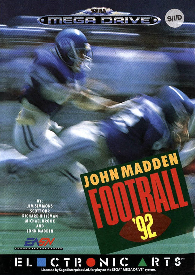 John Madden Football 92 - Mega Drive [Boxed] | Yard's Games Ltd