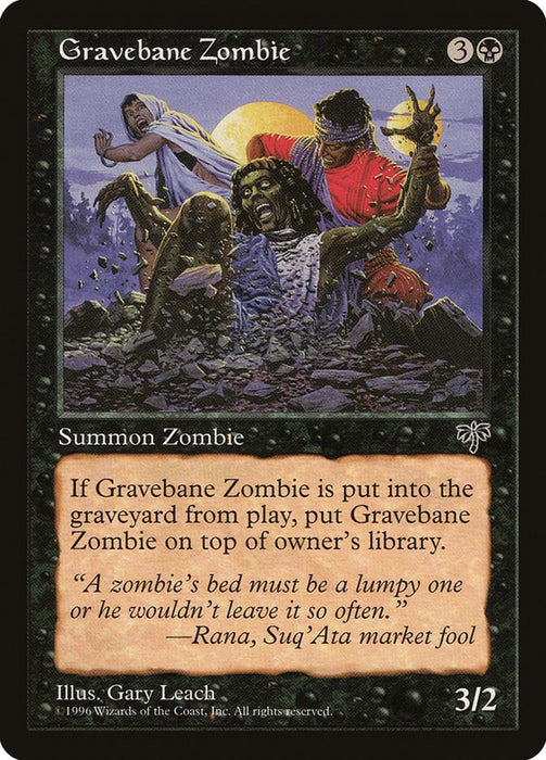 Gravebane Zombie [MIR - N/A]