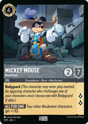 Mickey Mouse - Musketeer (GenCon 2023) (11) [Promo Cards] | Yard's Games Ltd