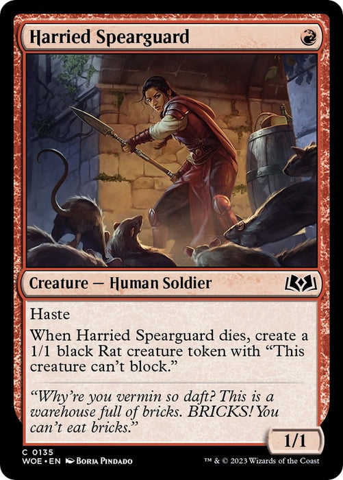 Harried Spearguard [WOE - 135]