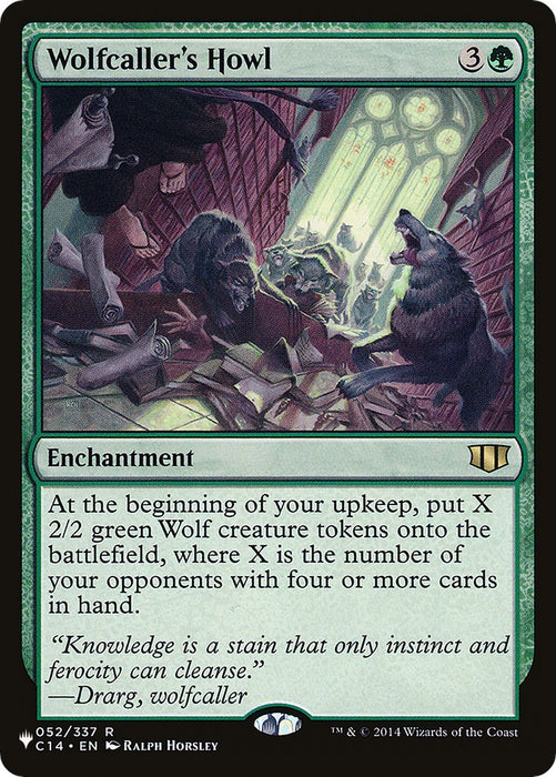 Wolfcaller's Howl [LIST - 52]