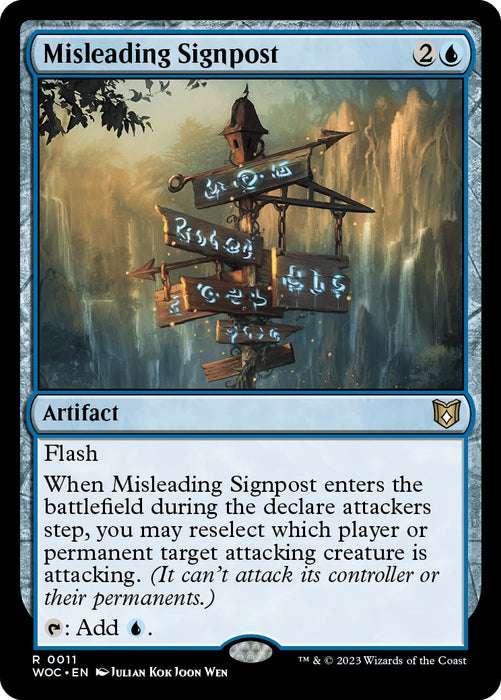 Misleading Signpost [WOC - 11]