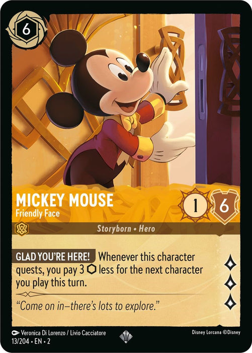 Mickey Mouse - Friendly Face [2 - 013]