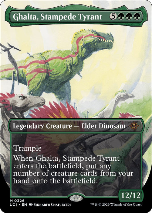 Ghalta, Stampede Tyrant (Borderless) [LCI - 326]