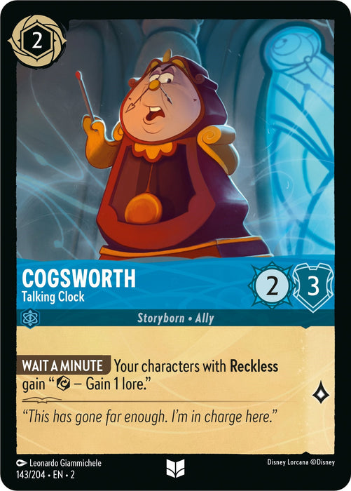 Cogsworth - Talking Clock [2 - 143]