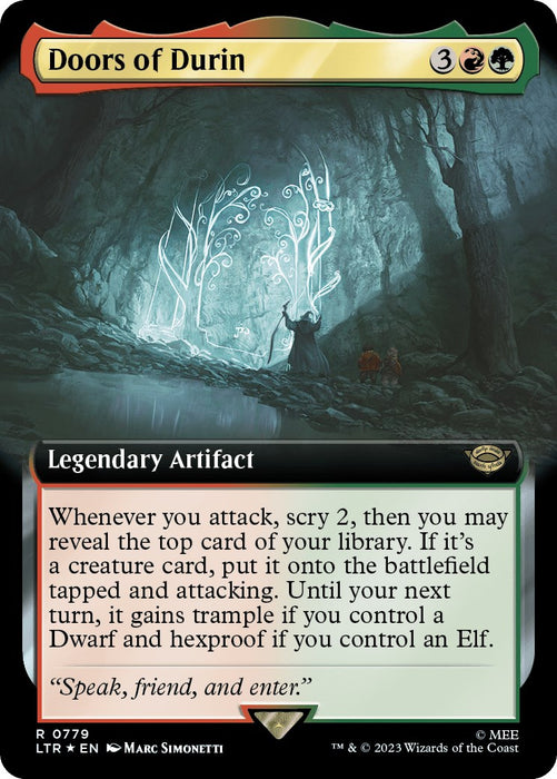 Doors of Durin (Extended Art) (Surge Foil) [LTR - 779]