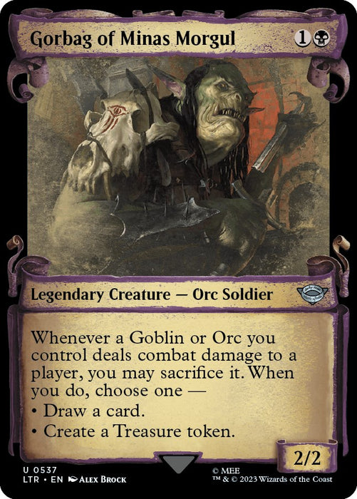 Gorbag of Minas Morgul (Showcase Scrolls) [LTR - 537]