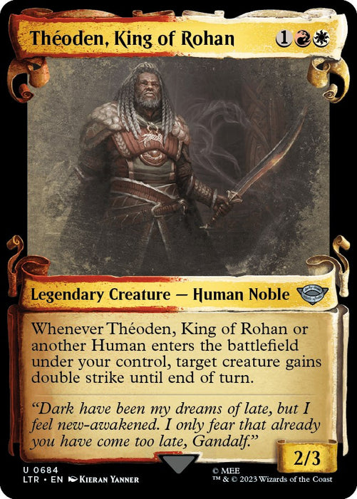 Theoden, King of Rohan (Showcase Scrolls) [LTR - 684]