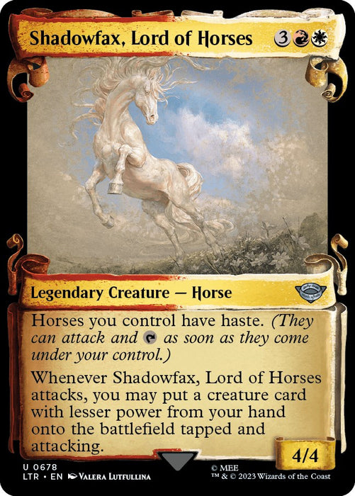 Shadowfax, Lord of Horses (Showcase Scrolls) [LTR - 678]