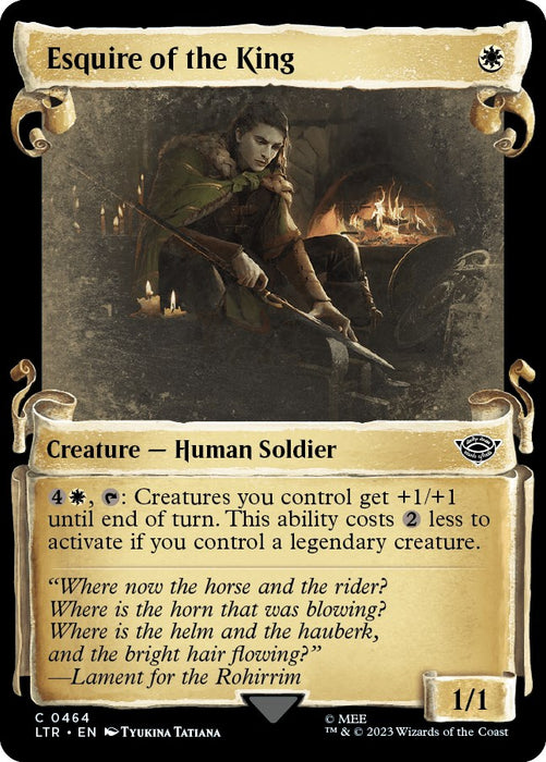Esquire of the King (Showcase Scrolls) [LTR - 464]