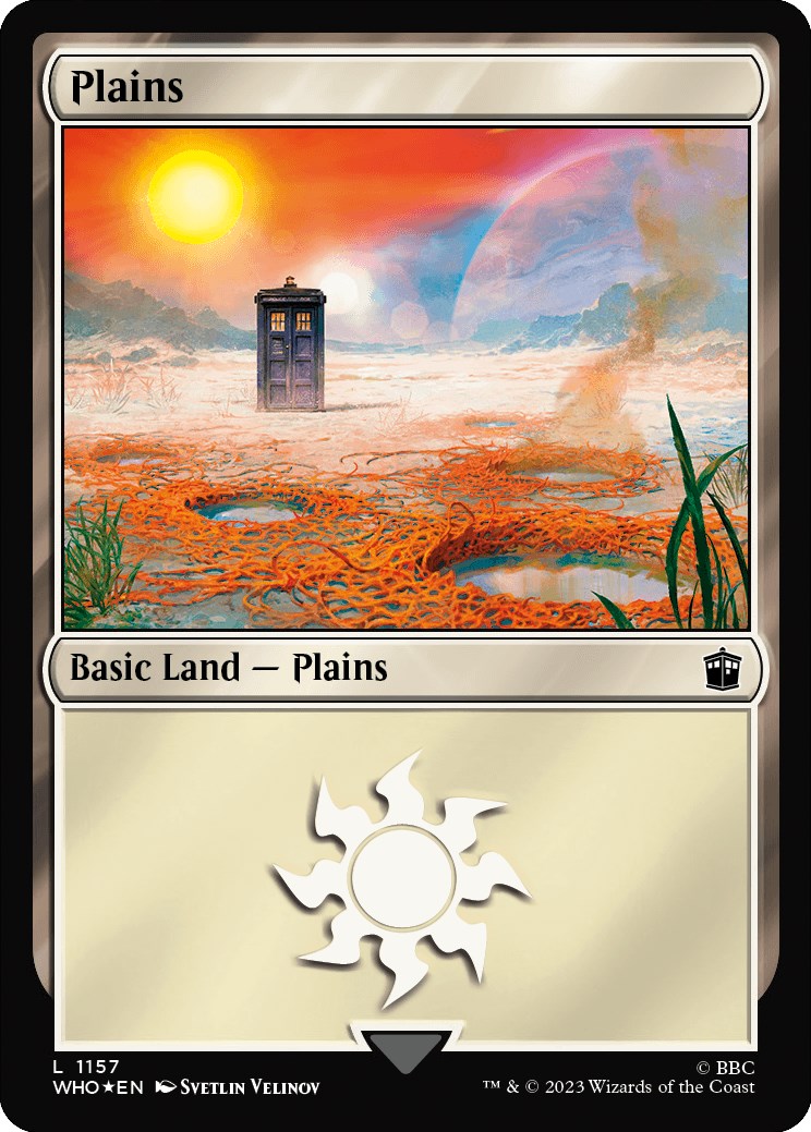 Plains (1157) (Surge Foil) [Doctor Who] | Yard's Games Ltd