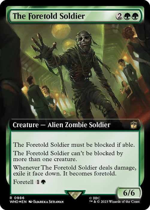 The Foretold Soldier (Extended Art) (Surge Foil) [WHO - 986]