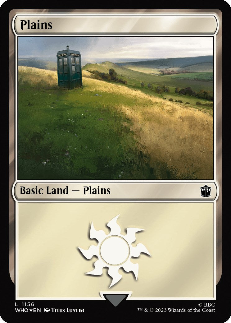 Plains (1156) (Surge Foil) [Doctor Who] | Yard's Games Ltd