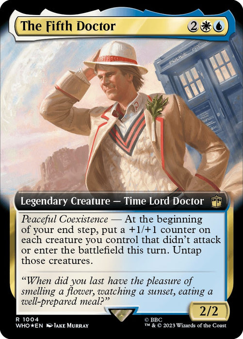 The Fifth Doctor (Extended Art) (Surge Foil)
