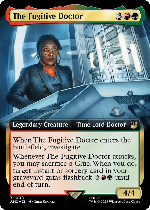 The Fugitive Doctor (Extended Art) (Surge Foil) [WHO - 1008]