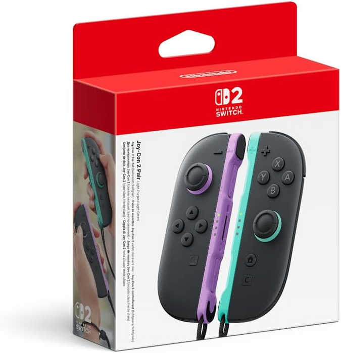 Joy-Con 2 Pair - Light Purple/Light Green [New]
