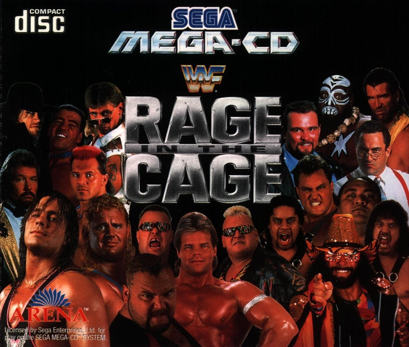 WWF Rage in the Cage - Mega CD [Boxed]