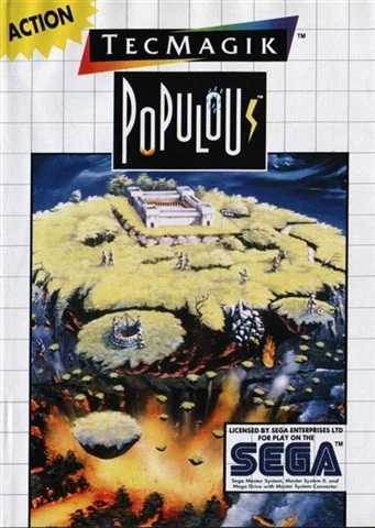 Populous - Master System [Boxed] | Yard's Games Ltd