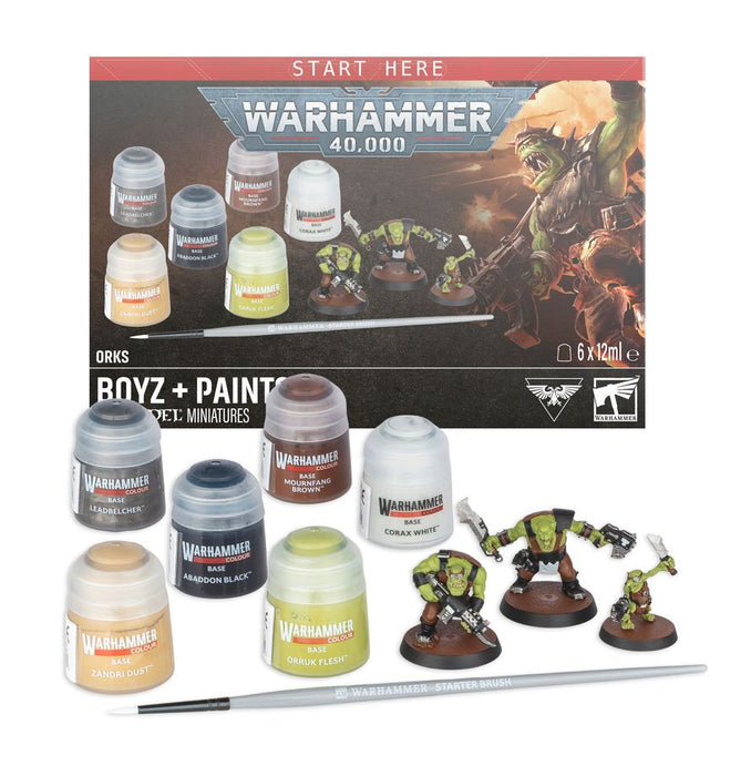 Warhammer 40000 - Boyz + Paints