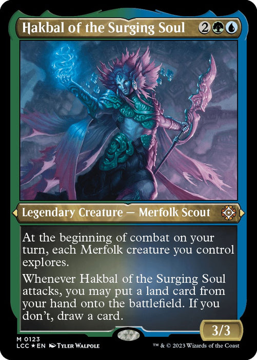 Hakbal of the Surging Soul (Display Commander) - Thick Stock [LCC - 123]
