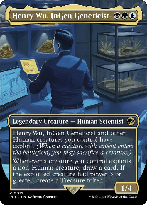 Henry Wu, InGen Geneticist (Borderless) [REX - 12]