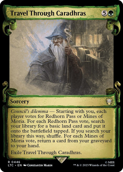 Travel Through Caradhras (Showcase Scrolls) [LTC - 446]