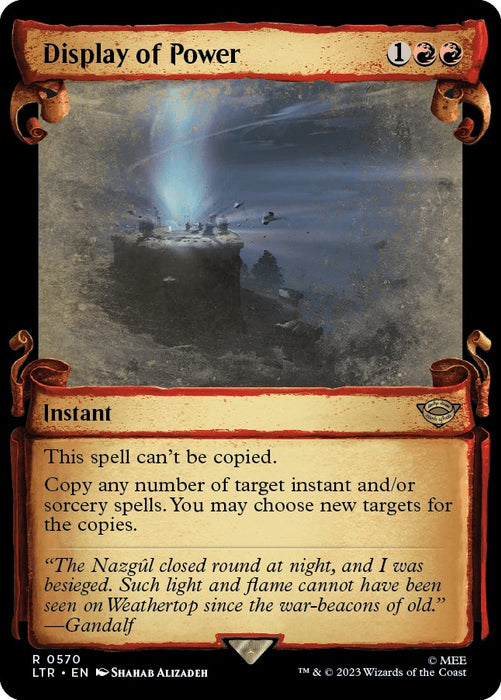 Display of Power (Showcase Scrolls) [LTR - 570]