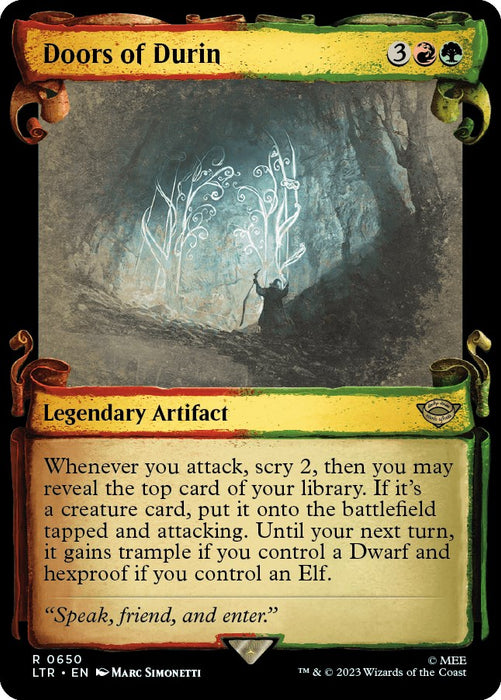 Doors of Durin (Showcase Scrolls) [LTR - 650]