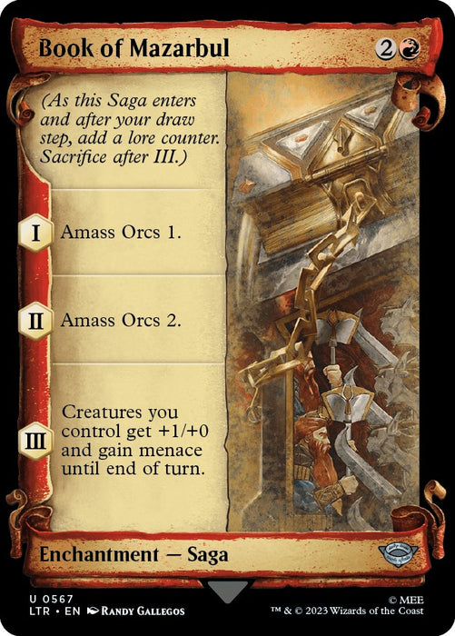 Book of Mazarbul (Showcase Scrolls) [LTR - 567]