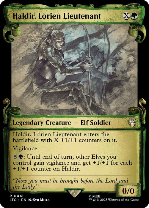 Haldir, Lorien Lieutenant (Showcase Scrolls) [LTC - 441]
