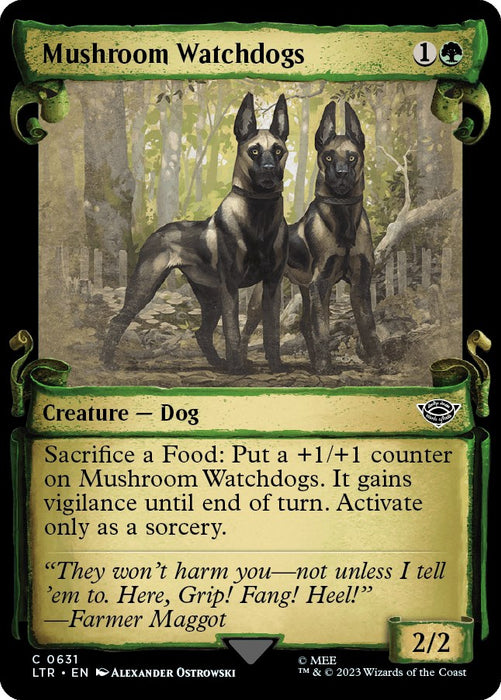Mushroom Watchdogs (Showcase Scrolls) [LTR - 631]