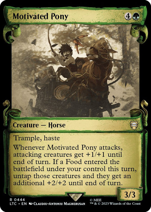 Motivated Pony (Showcase Scrolls) [LTC - 444]