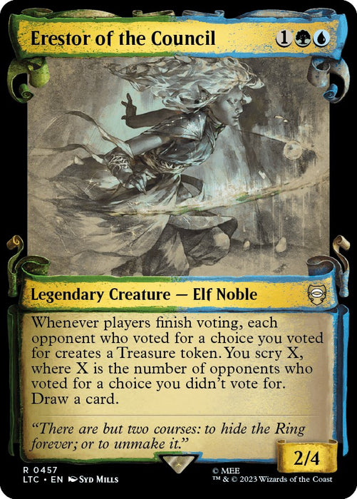 Erestor of the Council (Showcase Scrolls) [LTC - 457]